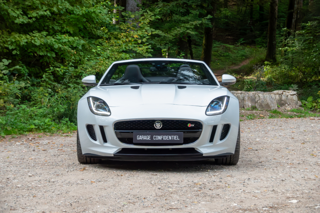 Jaguar F-Type V6 S Roadster Blanc Polaris – Garage Confidentiel, photo 1